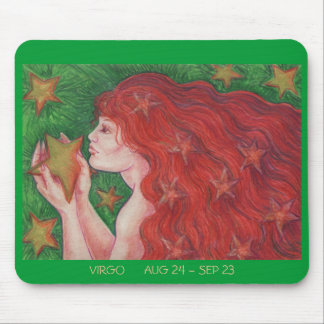 Zodiac Virgo mousepad dates
