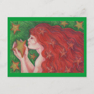 Zodiac Virgo postcard