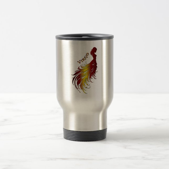 Zodiac Virgo Tumbler Travel Mug (Center)