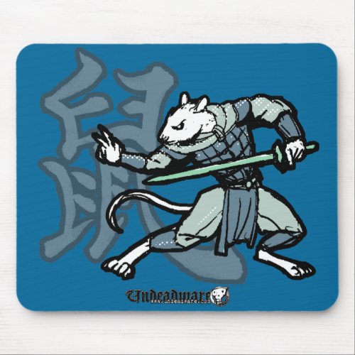 Zodiac Warriors Year of the Rat Mouse Pad