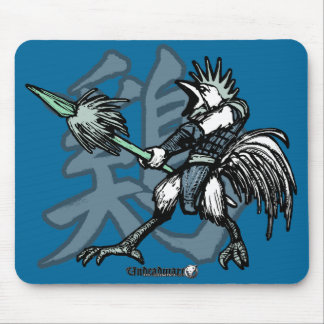 Zodiac Warriors: Year of the Rooster Mouse Pad