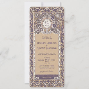 Zodiac - Wedding Invitation
