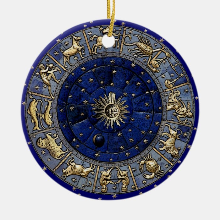 Zodiac Wheel Ceramic Ornament Zazzle