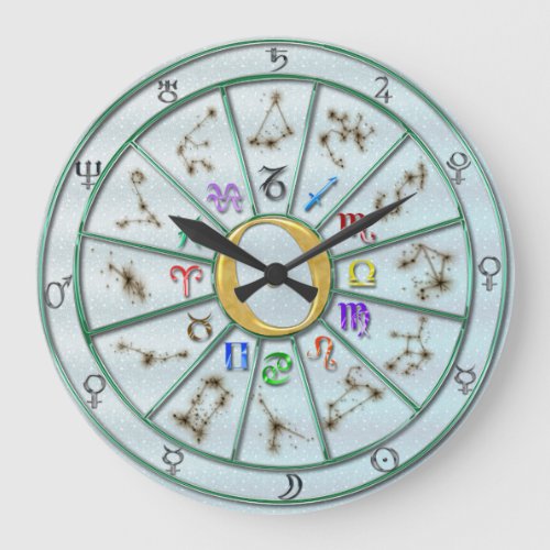 zodiac wheel clockgift large clock