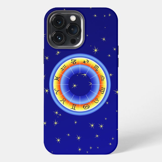 Zodiac Wheel Iphone Case (Back)