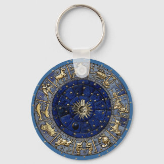 Zodiac Wheel Keychain