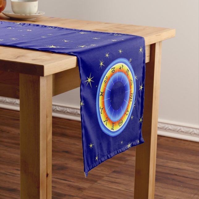 Zodiac Wheel Short Table Runner (In Situ)
