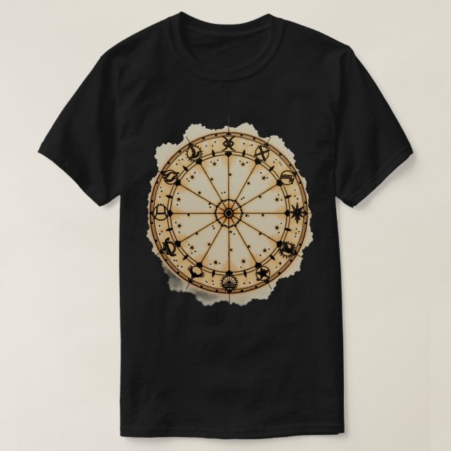 Zodiac Wheel T-Shirt (Design Front)