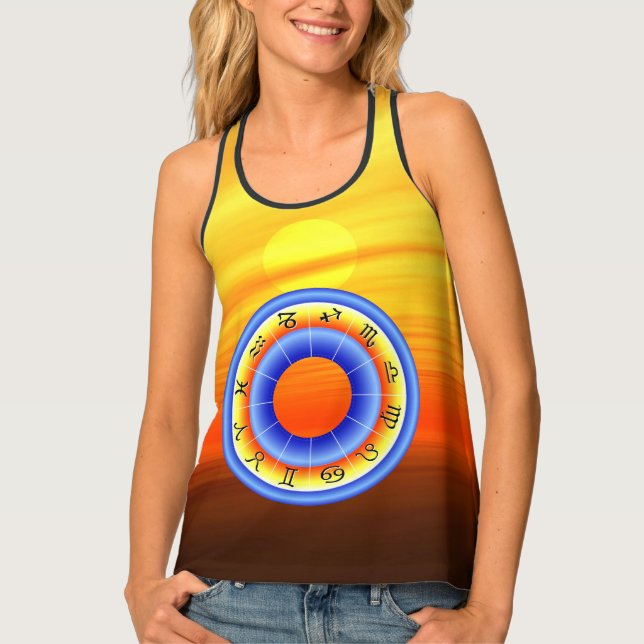 Zodiac Wheel Tank Top (Front)
