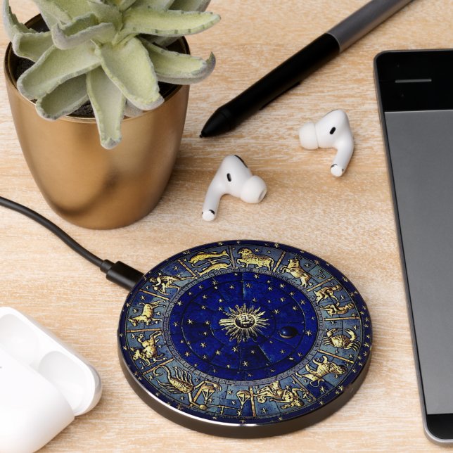 Zodiac Wheel  Wireless Charger (Desk 2)