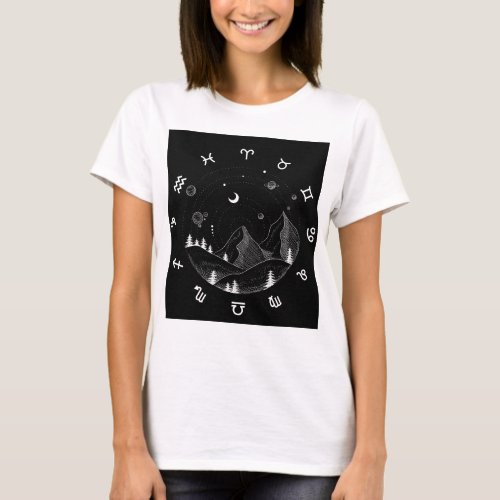 Zodiac Womens T_Shirt