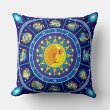 Zodiacal Circle Pillow