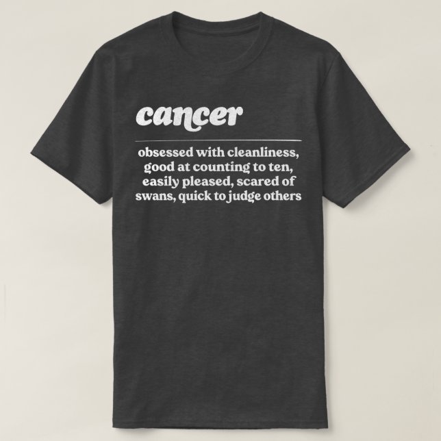 ZodiacHumorous Gift Design T-Shirt (Design Front)