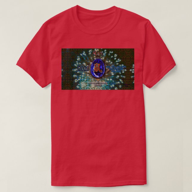 ZodiEgg Rat with background v1 T-Shirt (Design Front)