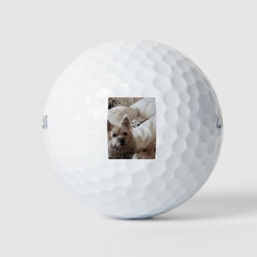 Zoe and Yoda Golf Balls