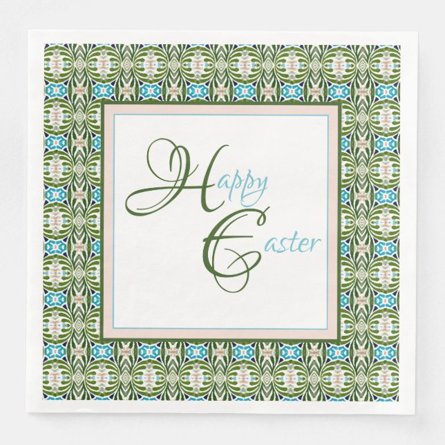 Zoe Easter Paper Dinner Napkins (Front)