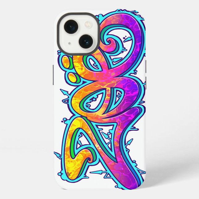 ZOE Graffiti Name - Iphone Case (Back)