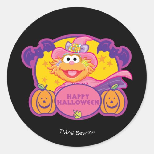 Zoe  Happy Halloween Classic Round Sticker