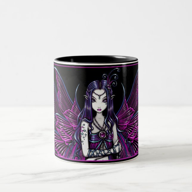 "Zoe" Hot Pink Celestial Fairy Mug (Center)