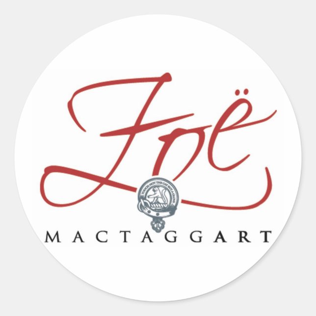 Zoë MacTaggart Sticker (Front)