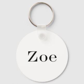 Zoe Name Key chain