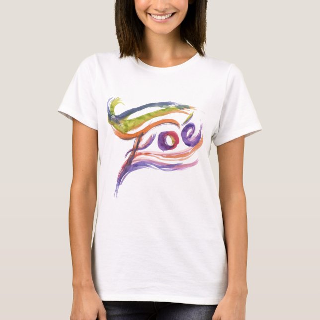 Zoe T-shirt for little girls (Front)