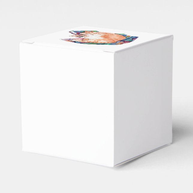 Zoe's Winter Nap Favor Boxes (Front Side)