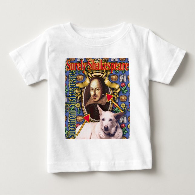 ZoeSPEAK - Surely Shakespeare Baby T-Shirt (Front)