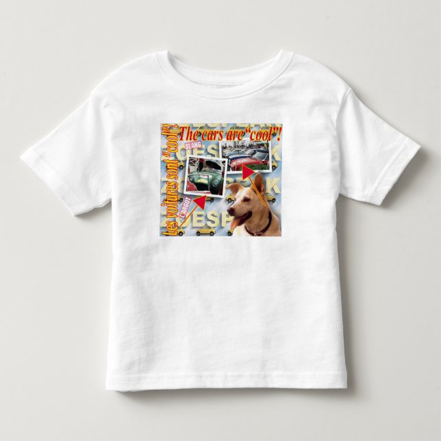 ZoeSPEAK - The cars are "cool"! T-Shirt (Front)