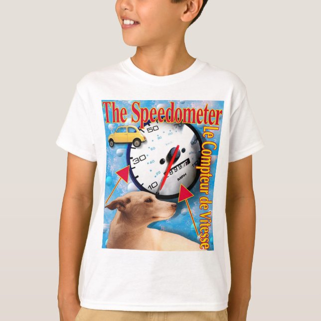 ZoeSPEAK - The Speedometer T-Shirt (Front)