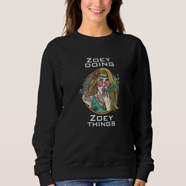 Zoey doing sweatshirt (Front)