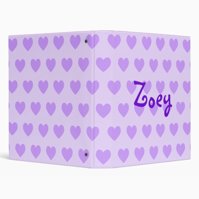 Zoey in Purple Binder (Background)