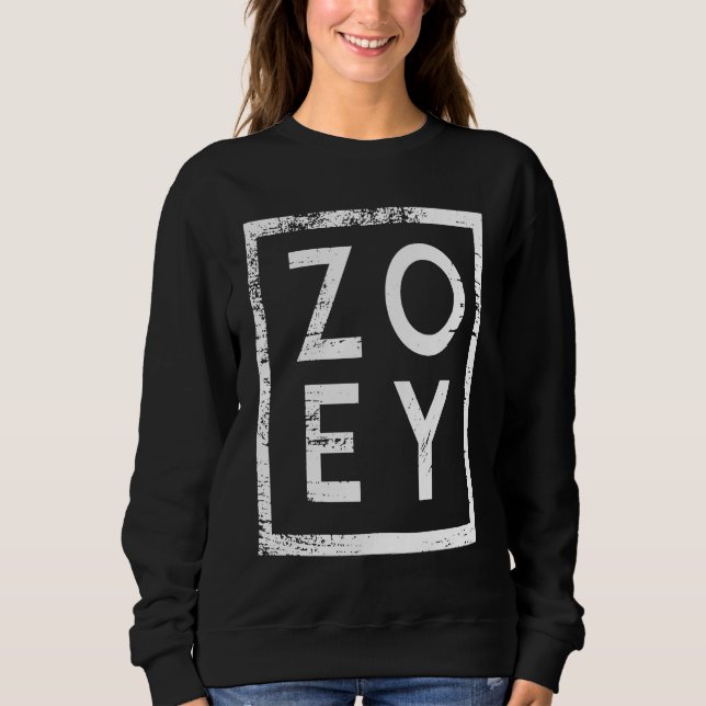 Zoey Minimalism Sweatshirt (Front)