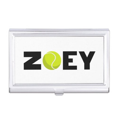 Zoey Tennis Business Card Case