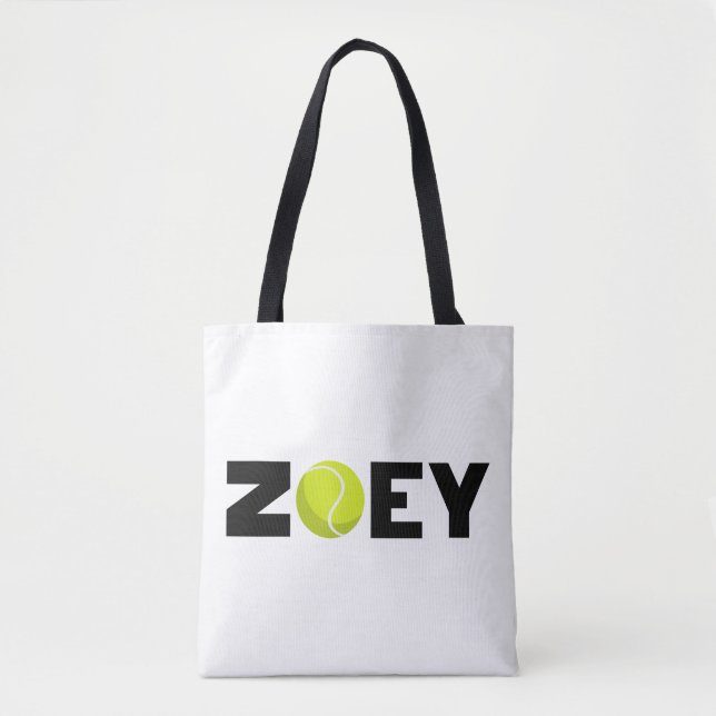 Zoey Tennis Tote Bag (Front)