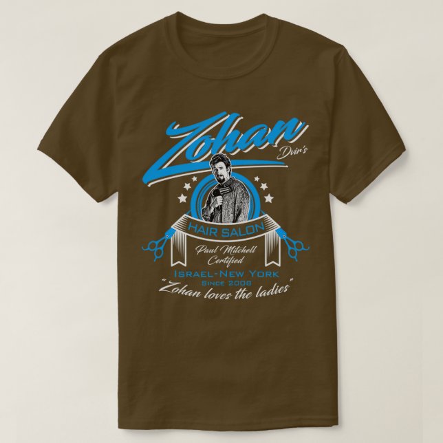 Zohan Hair Salon T-Shirt (Design Front)