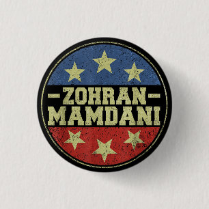Zohra Mamdani NYC Mayor Campaign 2025 Button