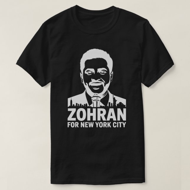 Zohran For New York City Zohran Mamdani, Vote Zohr T-Shirt (Design Front)