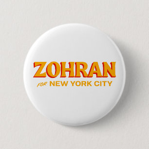 Zohran Mamdani for New York City Mayor Button