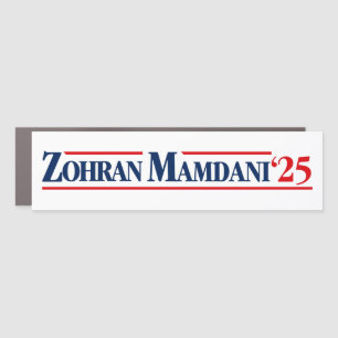 Zohran Mamdani for NYC Mayor 2025 Bumper Car Magnet