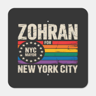 Zohran Mamdani For NYC Mayor LGBTQ Democrat Metal Sign