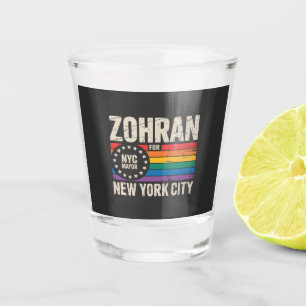 Zohran Mamdani For NYC Mayor LGBTQ Democrat Shot Glass