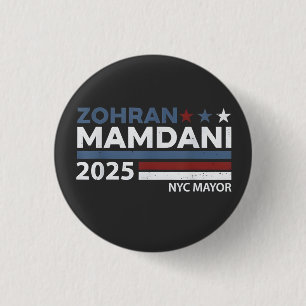 Zohran Mamdani For NYC Mayor USA Democrats Button