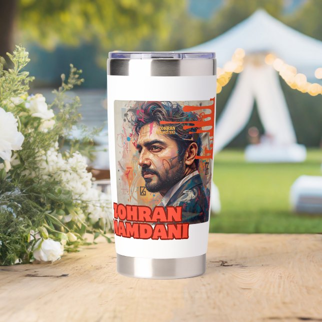 Zohran Mamdani Insulated Tumbler (Wedding (Rotated))