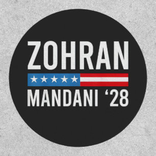 Zohran Mamdani NYC Mayor Candidate USA Flag Patch