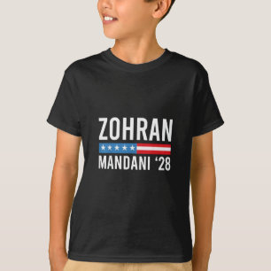 Zohran Mamdani NYC Mayor Candidate USA Flag T-Shirt