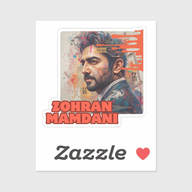 Zohran Mamdani Sticker (Sheet)