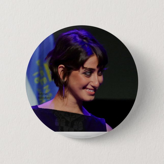 Zohran Mamdani Wife - Rama Duwaji Button (Front)