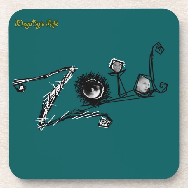 Zoid - Mega Byte Life Coaster (Set of 6) (Front)