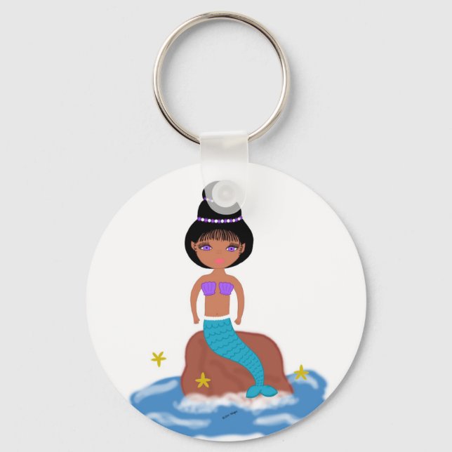 Zola the Mermaid Keychain (Front)
